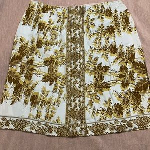 Plenty Silk floral skirt